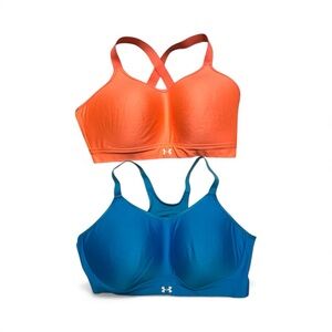 Under Armour Orange and Blue Sports Bras